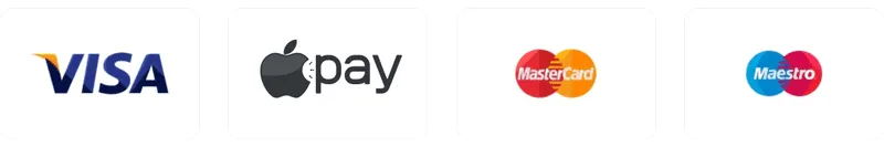 Accepted payment methods for Adult IPTV: Visa, Mastercard, Apple Pay and crypto
